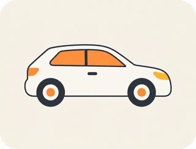 Illustration d’une voiture d’apprentissage